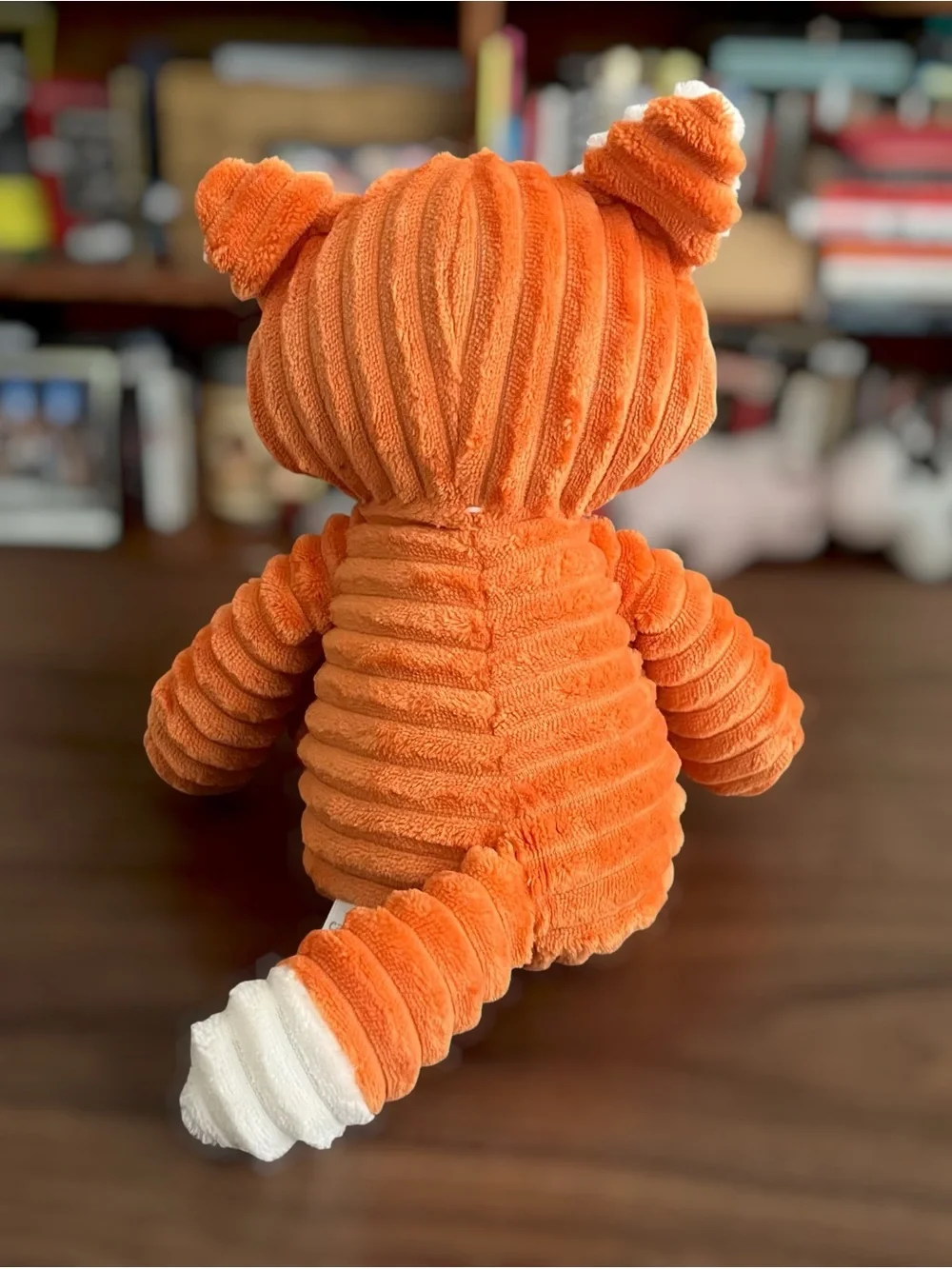 Carters Orange White Corduroy Fox 11